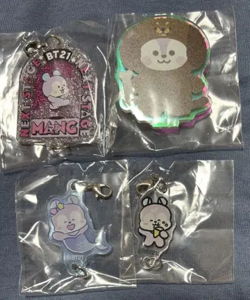 익명 배송 BT21 NEXT STAGE 연결되는 아크릴 참 MANG