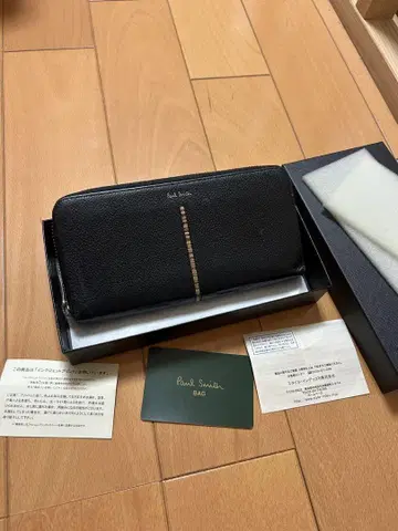 정가 40000엔 폴스미스 지갑 가죽 멀티 스트라이프
