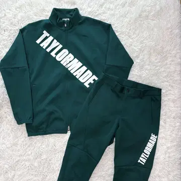 최신작 테일러메이드 셋업 저지 블루종 그린 집업