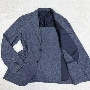 고급 라인 XXL UNITEDARROWS 스트레치 네이비 타월 원단