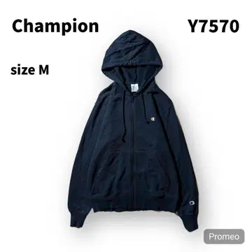 [ 즉시 구매 OK ] champion 후드티 후디 사이즈 M 네이비