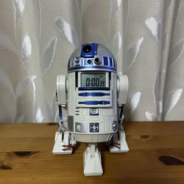 R2-D2 디지털 시계 부착 피규어