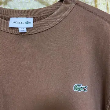 LACOSTE 라코스테 맨투맨 트레이닝복 브라운 M 사이즈