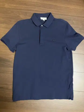 [새상품급] LACOSTE 네이비 피케 셔츠 레귤러 핏