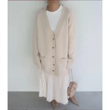 [ 새상품급 ] myclozette 울 포켓 가디건 아이보리