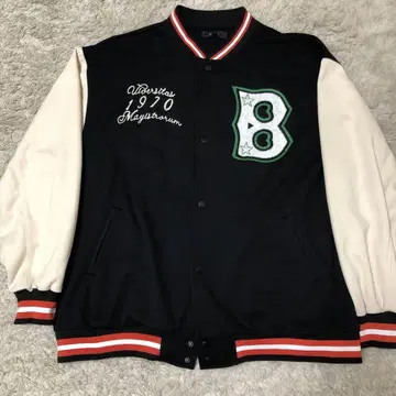 shaggy 바시티 자켓