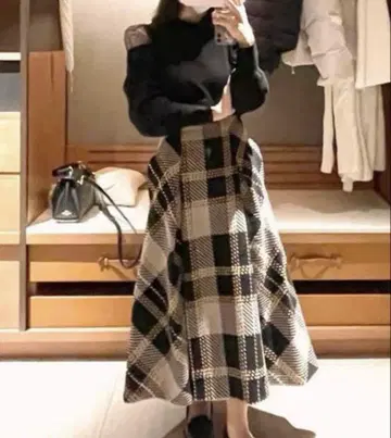 가격 인하 협상 스나이델 로빙 체크 스커트