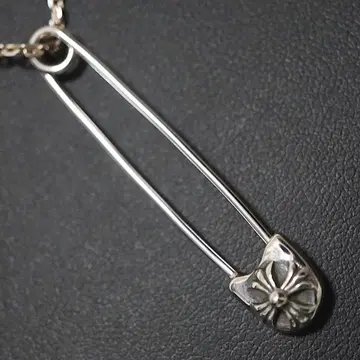 안전핀 인기 십자가 실버925 목걸이 펜던트 선물