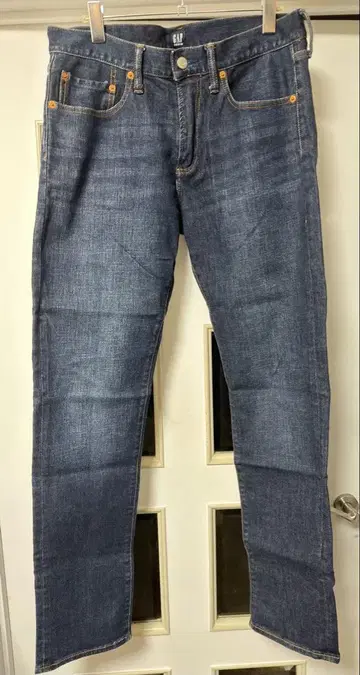 새상품급 GAP 슬림 스트레이트 데님 31x32 다크 블루