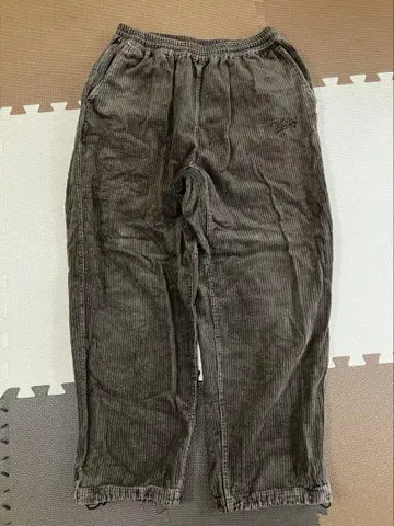 KEBOZ CORDUROY WIDE PANTS D.BROWN