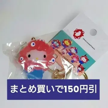 입체 마스코트 클리어 컬러 키링 헬로키티 EXPO2025
