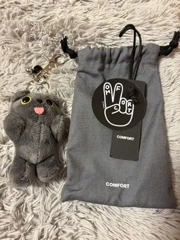 COMFORT MUNK 키링 봉제 인형 키링 그레이