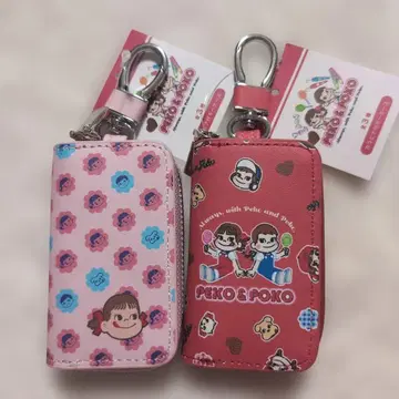 PEKO & POKO 카라비너 포함 키케이스 2종 세트
