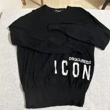 DSQUARED2 블랙 니트 스웨터 S 사이즈
