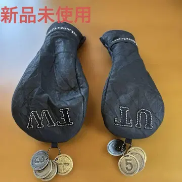 마니우노 MANIUNO 블랙 FW UT 골프헤드커버 2세트 블랙