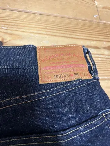 웨어하우스 Lot 1001XX 원워시 미사용