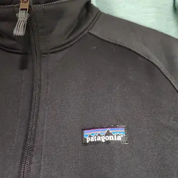 patagonia 블랙 플리스 자켓