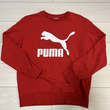 PUMA 레드 맨투맨 L 사이즈