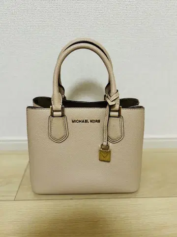 MICHAEL KORS 2way 핑크 베이지 핸드백