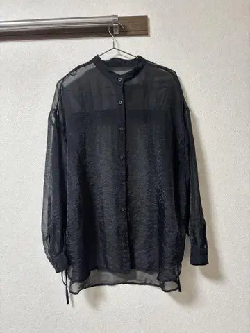 시어 셔츠 블랙