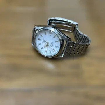 자동 와인딩 ELGIN FK-521-A 레어 화이트 페이스