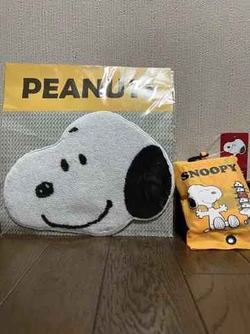 스누피 다이컷 타월 파우치 포함 에코백