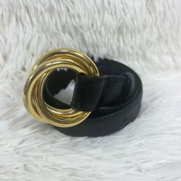 살바토레 페라가모 반지 벨트 블랙 가죽