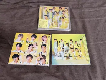 Snow Man HELLO HELLO CD 3장 세트