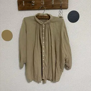 DOMINGO Brocante 린넨 캔버스 그랑 셔츠