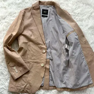 CINQUANTA 쿠안타 램 가죽 테일러드 자켓 46 M 상당