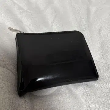kawakawa 카와카와 L자 미니 지갑 에나멜 블랙