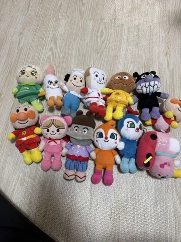 호빵맨 봉제 인형 묶음 판매