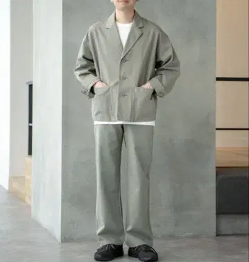 UNIQLO U 박스 테일러드 자켓 GRAY XL 사이즈