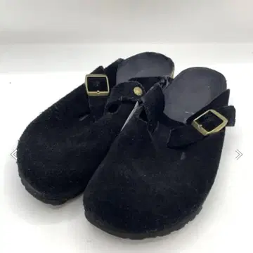 1041 BIRKENSTOCK 보스턴 스웨이드 블랙 26.5cm