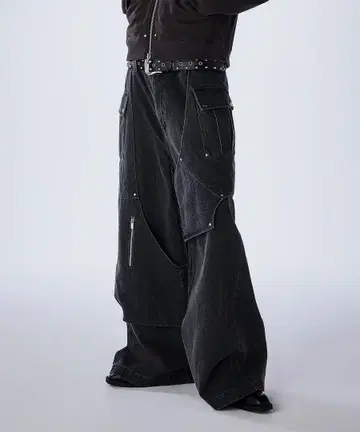 Jent Louis 레이어 데님 팬츠