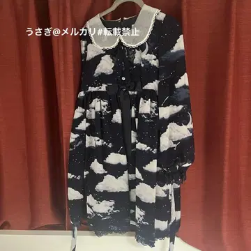 Angelic Pretty Misty Sky 원피스 네이비