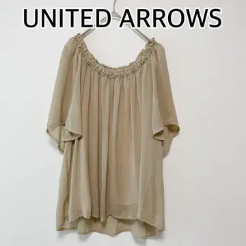 유나이티드 애로우즈 UNITED ARROWS 반팔 블라우스 T셔츠