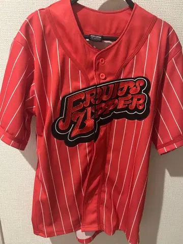 FRUITSZIPPER 츠키아시 아마네 베이스볼 셔츠