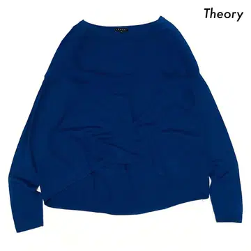 띠어리 Theory 긴팔 니트 보트넥 블루 파랑