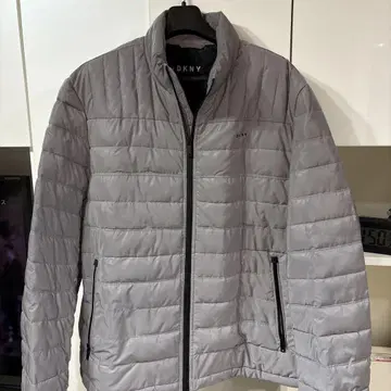 DKNY 다운 자켓 그레이