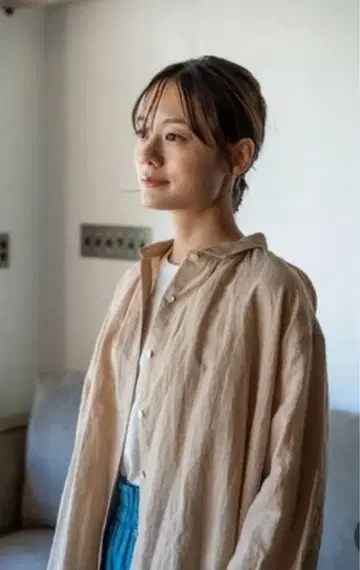 YARRA 린넨 개더 원피스