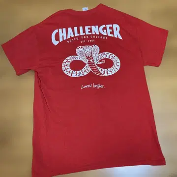 CHALLENGER 스네이크 프린트 T셔츠 M
