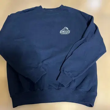 XLARGE 블랙 맨투맨 S
