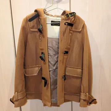 Broderie & Co 브라운 더플 코트 나노 유니버스 사이즈 38
