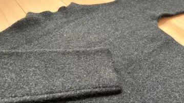 Theory 다크 그레이 니트 튜닉 드레스