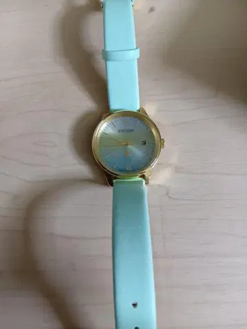 CITIZEN 포켓몬 콜라보 손목시계 리프아 모델