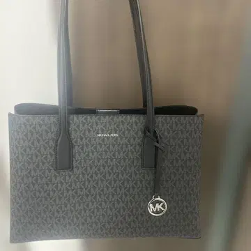 MICHAEL KORS 그레이 토트백