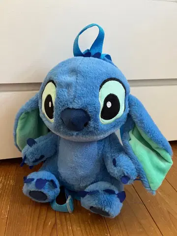 스티치 백팩형 봉제 인형과 귀 머리띠 세트