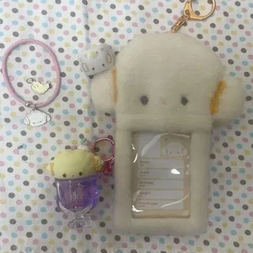 고기뮤른 굿즈 트레이딩 카드 케이스 소다 키링 반지 머리끈