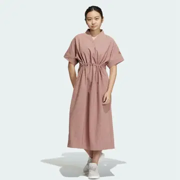 택 포함 새상품 아디다스 adidas 반팔 원피스 핑크 사이즈 J/S